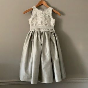 Nordstrom Silk/Lace Dress | 6X